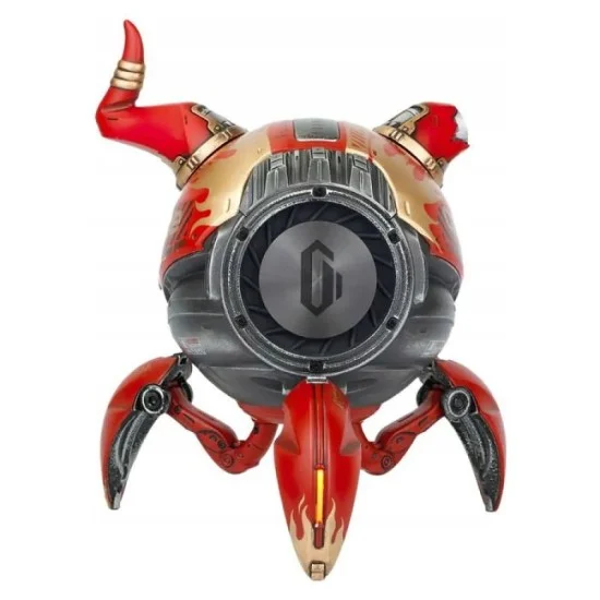 GravaStar Mars Pro Bluetooth 5.0 Speaker With Bass Boost And Stereo Sound- War Damaged - Red